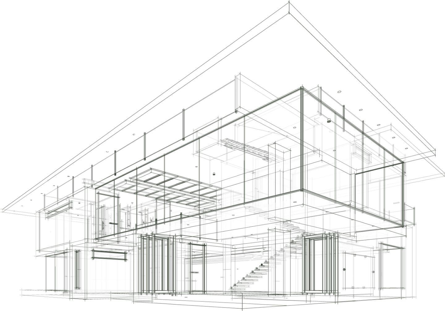 Building blueprint diagram